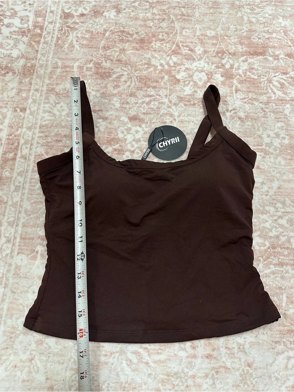 NWT 🤎 Espresso Camisole With Built In Bra - Picture 6 of 8